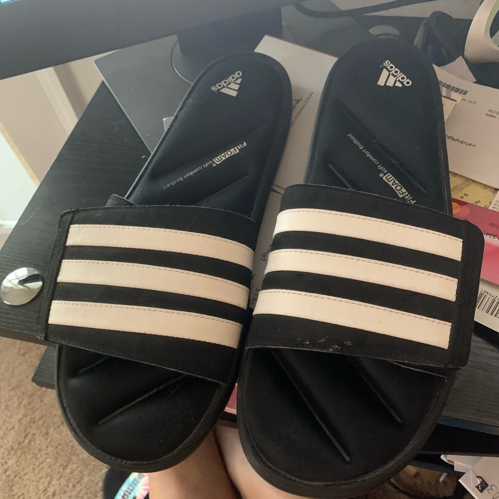 Mens size 13 adidas slides